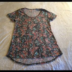 Lularoe classic, gray w/swirls, small, NWOT